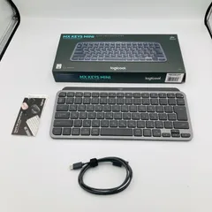 ロジクール MX KEYS mini KX700GR ミニマリスト ワイヤレス イルミネイテッド キーボード グラファイト 充電式 bluetooth Logi Bolt Unifying非対応 USB-C-A 日本語配列