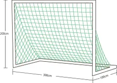 エバニュー EVERNEW サッカー ミニサッカーゴールネットM102 交換用 部活 クラブ活動 サークル メンテナンス 修理 学校 体育 イベント 球技大会 設備 備品 施設 授業  EKU030 -のサムネイル