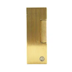 ダンヒル dunhill ガスライター 喫煙具 ロゴ スクエア ローラー式 タバコ 火花確認済み ゴールド色 ■GY18 /MQのサムネイル