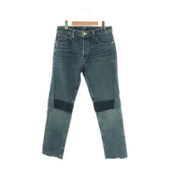 ヘルムートラング HELMUT LANG パッチワークカットオフデニムパンツ ジーンズ ボタンフライ 27 インディゴブルー /DO ■OSのサムネイル