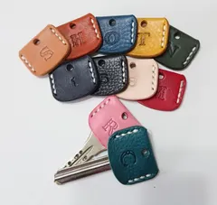 らくらくメルカリ便　レザーキーカバー