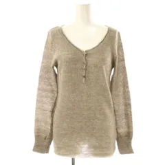 ドゥーズィエムクラス DEUXIEME CLASSE ワッフル long T ロンT ニット カットソー 長袖 ウール混 ベージュ /NR ■OS ■SH