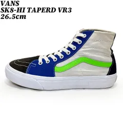 【クーポン】スニーカー シューズ  バンズ スケートハイ テーパード VR3 キャンバス マルチカラー 26.5cm VANS SK8-HI TAPERD VR3 正規品 中古 古着 ブランド 匿名配送