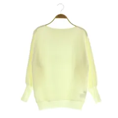 N.Natural Beauty Basic N.ナチュラルビューティーベーシック ボリュームスリーブニット セーター 長袖 ボートネック M オフホワイト /MY ■OS