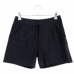 ミッシュマッシュ MISCH MASCH ショーパン パンツ ショート タック ジップフライ フリル 無地 S 黒 ブラック ボトムス /T2のサムネイル