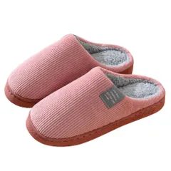 ルームシューズ スリッパ 暖かい 洗える もこもこ あったかスリッパ 足冷え対策 立ち仕事 内履き 冬用 暖かい 洗える 室内ばき オフィス 来客用 部屋用 可愛い (ピンク, 日本の靴のサイズ寸法, 大人, 数値, 23.0  [ピンク] [23.0 cm]