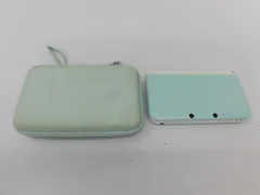  中古品 ゲーム ニンテンドー3DS LL 本体 SPR-001 ミント×ホワイト 動作品 ケース付き