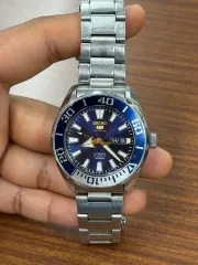 セイコー 5 スポーツ ブルー ダイバー オートマチック ウォッチ
