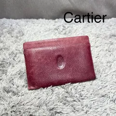 Cartier カルティエ マストライン レザー ボルドー カードケース 小物入れ