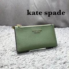 美品 kate spade ケイトスペード レザー フラグメントケース バイカラー