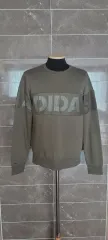 (メンズ95サイズ) アディダス カーキ色 スウェット (秋冬用)