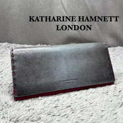 KATHARINE HAMNETT LONDON キャサリンハムネット ロンドン レザー 長財布のサムネイル