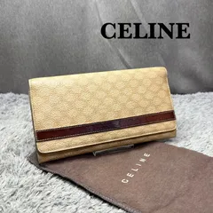 CELINE セリーヌ PVC レザー 長財布 マカダム 総柄