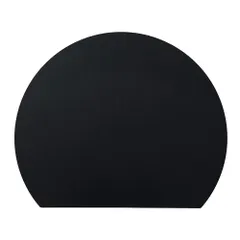 新品 アイメディア(Aimedia) まな板 丸い エラストマー 食洗機対応 レギュラー 34×28cm ブラック 日本製 耐熱 D型 かまぼこ型 抗菌 カッティングボード 柔らかい 両面利用可能 キッチンのサムネイル