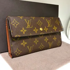 z97 ポルト トレゾール　ポルトフォイユ インターナショナル　旧型　ルイ ヴィトン Louis Vuitton　3つ 三つ 折り　フラップ ボタン 式　長 財布　ロング ウォレット　モノグラム
