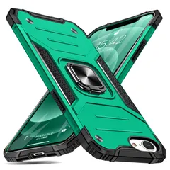 【人気商品】全面保護カバー 変形防止 360度回転 一体型 軽量 アイフォン 薄型 防塵 PC+TPU二重構造 スタンド機能 SE3/SE2/7/8 落下防止 耐衝撃 米国軍事MIL標準取得 リング付き ケース 用 用 用 用 用 ケース ケース ケース ケー