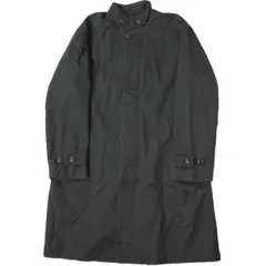 VAINL ARCHIVE x BEAUTY&YOUTH UNITED ARROWS ヴァイナルアーカイブ ビューティーアンドユース 別注 日本製 CHILL COAT コットンギャバ ステンカラーコート 2215-BY002 S ブラック バルカラー
