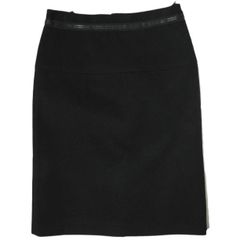 신품 tao COMME des GARCONS 타오 컴데 갤슨 22AW 일본제 선염 울 에스테르 크로스 스커트 TJ-S018 S BLACK Tricot 토리코 정가 42,900엔 하의 g19783