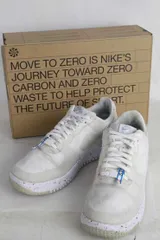 NIKE AIR FORCE 1 ナイキ エアフォースワン クレーター フライニット スニーカー【12】（30cm相当）CRATER FLYKNIT WHITE【メンズ】【男性】【古着】【中古】 アメカジ  靴 シューズ AF1 白 ホワイト DC4831