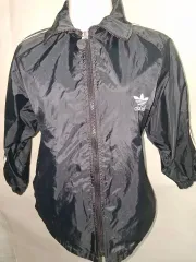 アディダス ブラック ウィンドブレーカー ジャケット 150