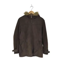 ユーズドフルギ USED古着 NAVY PRODUCE フェイクムートン ファージャケット Y2K レディース JPN：L 