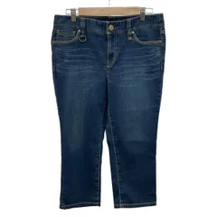 BURBERRY/Burberry(バーバリー) ジーンズ サイズ44 L レディース美品  - ネイビー クロップド丈