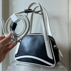 ザラ バイカラー トートバッグ クロスバッグ