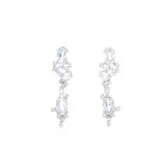 K14WG アクアマリン ピアス