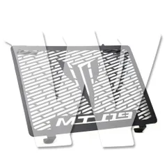 MT09 MT-09 2014-2019モデル クーラー ウォータータンク ラジエーターガード ネットフェンダー 保護カバー ブラック ヤマハ パーツ カスタム オートバイ 社外品のサムネイル