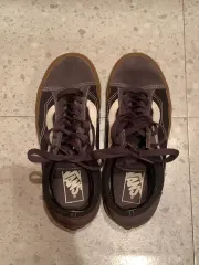 VANS オールドスクール スウェード ガムソール スニーカー