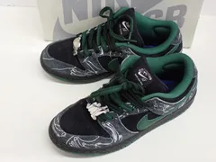 ★5847☆NIKE ナイキ × There Skateboards ゼア スケートボード SB DUNK LOW QS ダンク ロー HF7743-001 スニーカー　24㎝