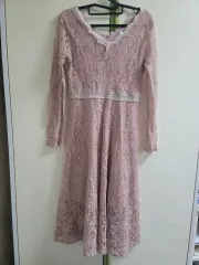 MELODYGARDEN レディース レース ロング ONE PIECE F