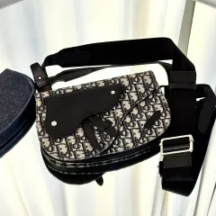 新品級 ディオール オブリーク サドル メッセンジャーバッグ