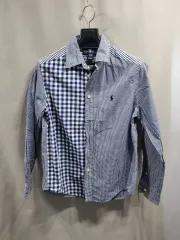 ポロ ラルフローレン チェック バイカラー シャツ
