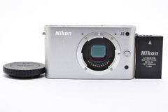 箱付き】 Nikon ニコン 1 J3 シルバー ボディ ミラーレス一眼カメラ