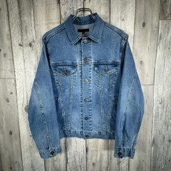 UNIQLO ユニクロ Levi's リーバイス 3rd type サードタイプ インディゴブルー ストレッチ素材 デニムジャケット Gジャン ジージャン トラッカー ジャケット メンズ L サイズ
