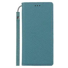 【特価商品】高級牛革 アイフォン 手帳型 13 ケース 手帳型 ケース 本革 マグネット式 13 スタンド機能 カード収納 適用 ストラップ付き iPhone 13 iPhone 手帳型 ケース Elick カバー ターコイズ