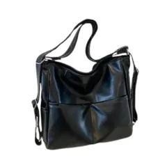 [Liebendo] 3WAY ショルダーバッグ トートバッグ リュック バッグ レディース メンズ 大容量 防水 軽量 斜め掛け 散歩 旅行 通勤 通学 男女共用 ユニセックス 肩掛けバッグ おしゃれ 黒 白 茶色 人気 (ブラック) [ブラック]