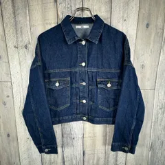 GRL グレイル Levi's リーバイス 2nd type セカンドタイプ 濃紺 濃青 インディゴブルー デニムジャケット Gジャン ジージャン トラッカー ジャケット レディース M サイズ