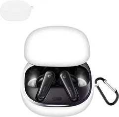 【特価セール】SHIELD for Anker Soundcore Liberty 4ケース シリコーン 保護カバー 耐衝撃 防水 防塵 キズ防止 装着充電可能 全面保護ケース イヤホン カラビナ付き Anker Soundcore Liberty 4 対応（