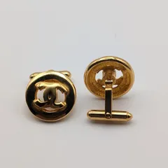 箱付き！美品✨️CHANEL シャネル ココマーク カフス カフスボタン CHANEL（シャネル） カフスボタン カフリンクス ゴールド ココマーク
