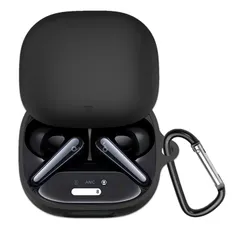 【特価商品】Liberty 4 4 Pro用保護カバー Liberty 保護ケース シリコンケース Soundcore 装着充電可能 全面保護 Soundcore 落下防止 キズ防止 カバー 耐衝撃 防塵 ケース 軽量 収納 用 カラビナ付き(Anker So