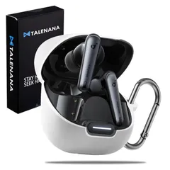 【在庫処分】TALENANA for anker soundcore liberty 4 ncケース シリコーン 保護カバー 耐衝撃 防水 防塵 キズ防止 装着充電可能 全面保護ケース イヤホン カラビナ付き anker soundcore liberty 4