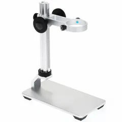 新品 KESYOO 多機能アルミ合製顕微鏡スタンド 調整可能リフティングホルダー 軽量耐腐食性 ベース付き デジタル顕微鏡対応 精密検査用のサムネイル