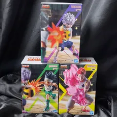 新作) 未開封 HUNTER×HUNTER フィギュア 3種セット 未開封 ゴン キルア ヒソカ