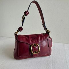 希少 COACH ソーホー パテントレザー ワンショルダーバッグ ボルドー