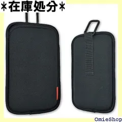 FameProject スマホポーチ サッと出し入れ Lサイズ ～6.9インチ対応 スリップインタイプ クッションケース ベルトポーチ カラビナ付き 背面ベルト通し付き 軽量 40g < iPhone 17 シリーズ 対応 > ブラック 1106