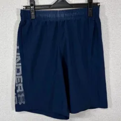 アンダーアーマー ハーフパンツ ヒートギア ルーズ 紺 ネイビー