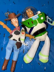 トイストーリー バズ/ウッディ ぬいぐるみ キーホルダー セット