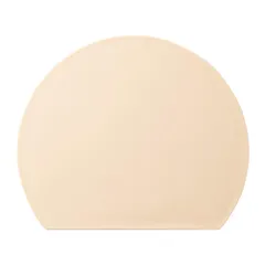 新品 アイメディア(Aimedia) まな板 丸い エラストマー 食洗機対応 レギュラー 34×28cm ベージュ 日本製 耐熱 D型 かまぼこ型 抗菌 カッティングボード 柔らかい 両面利用可能 キッチンのサムネイル